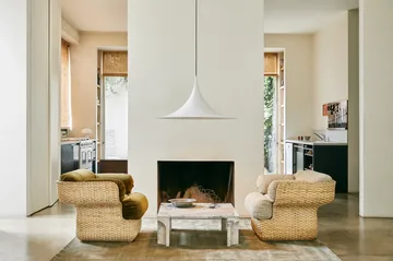 Semi lampa wisząca Ø90 cm - White semi matowy - GUBI