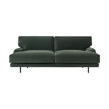 Sofa 2-osobowa Flaneur - Asator 0984-matowa czerń, 2-osobowa - GUBI