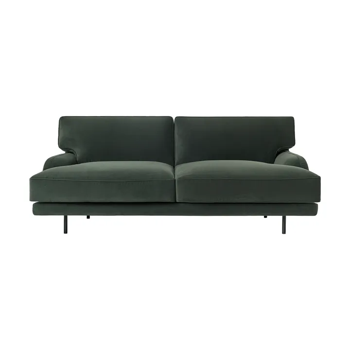Sofa 2-osobowa Flaneur - Asator 0984-matowa czerń - GUBI