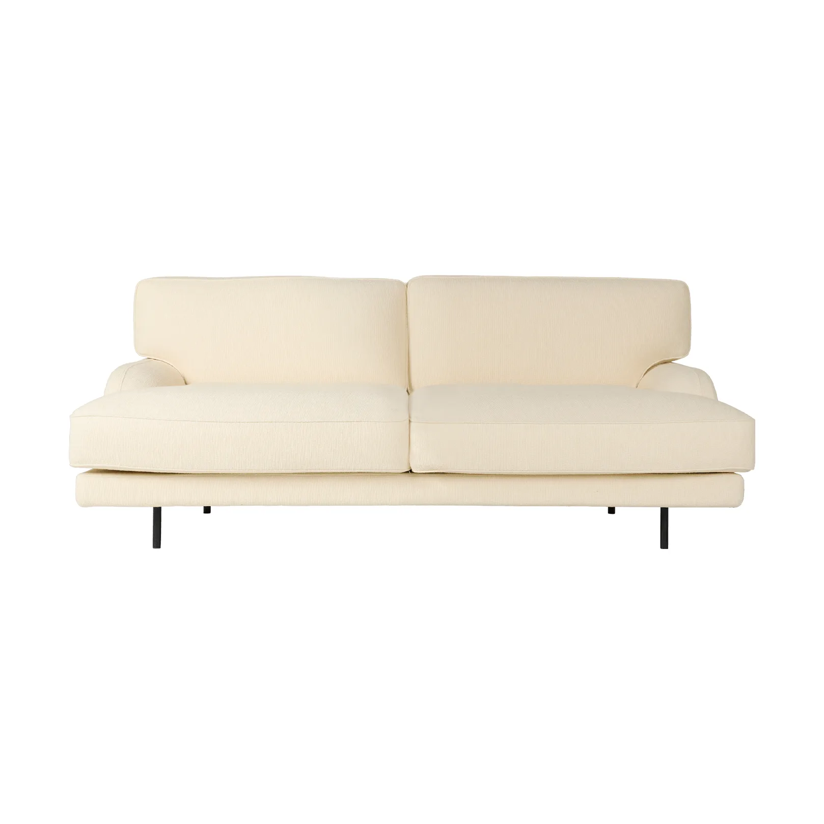 Sofa 2-osobowa Flaneur, Bouclé-matowy GUBI