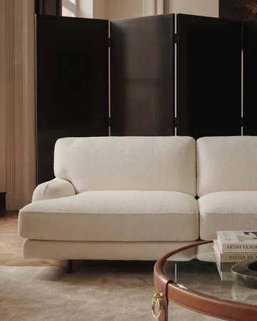 Sofa 2-osobowa Flaneur - Bouclé-matowy - GUBI