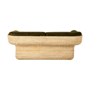 Sofa 2-osobowa tapicerowana Basket - Mumble Glamour Group 40-rattan - GUBI