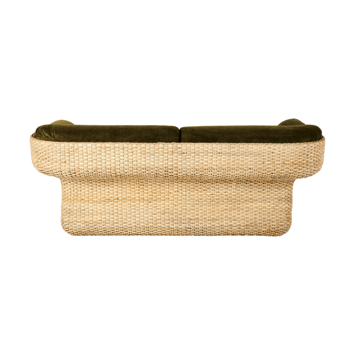 Sofa 2-osobowa tapicerowana Basket, Mumble Glamour Group 40-rattan GUBI
