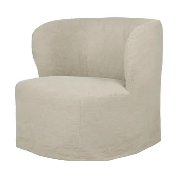 Stay Slipcover fotel lounge - Linen 0023, duży - GUBI
