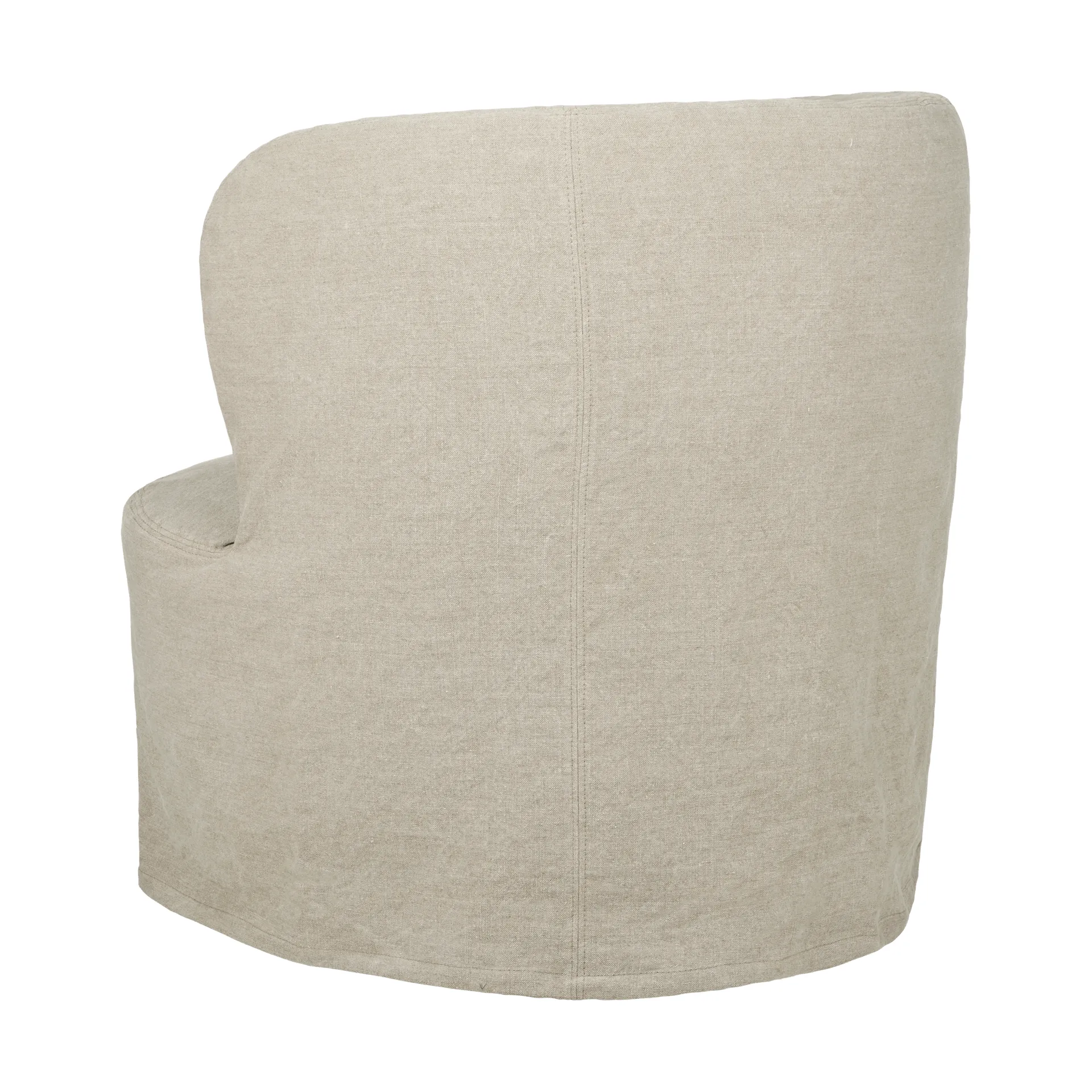 Stay Slipcover fotel lounge, Linen 0023, mały GUBI