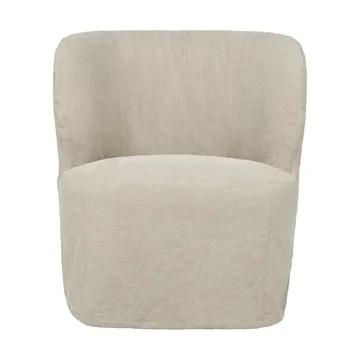 Stay Slipcover fotel lounge - Linen 0023, mały - GUBI