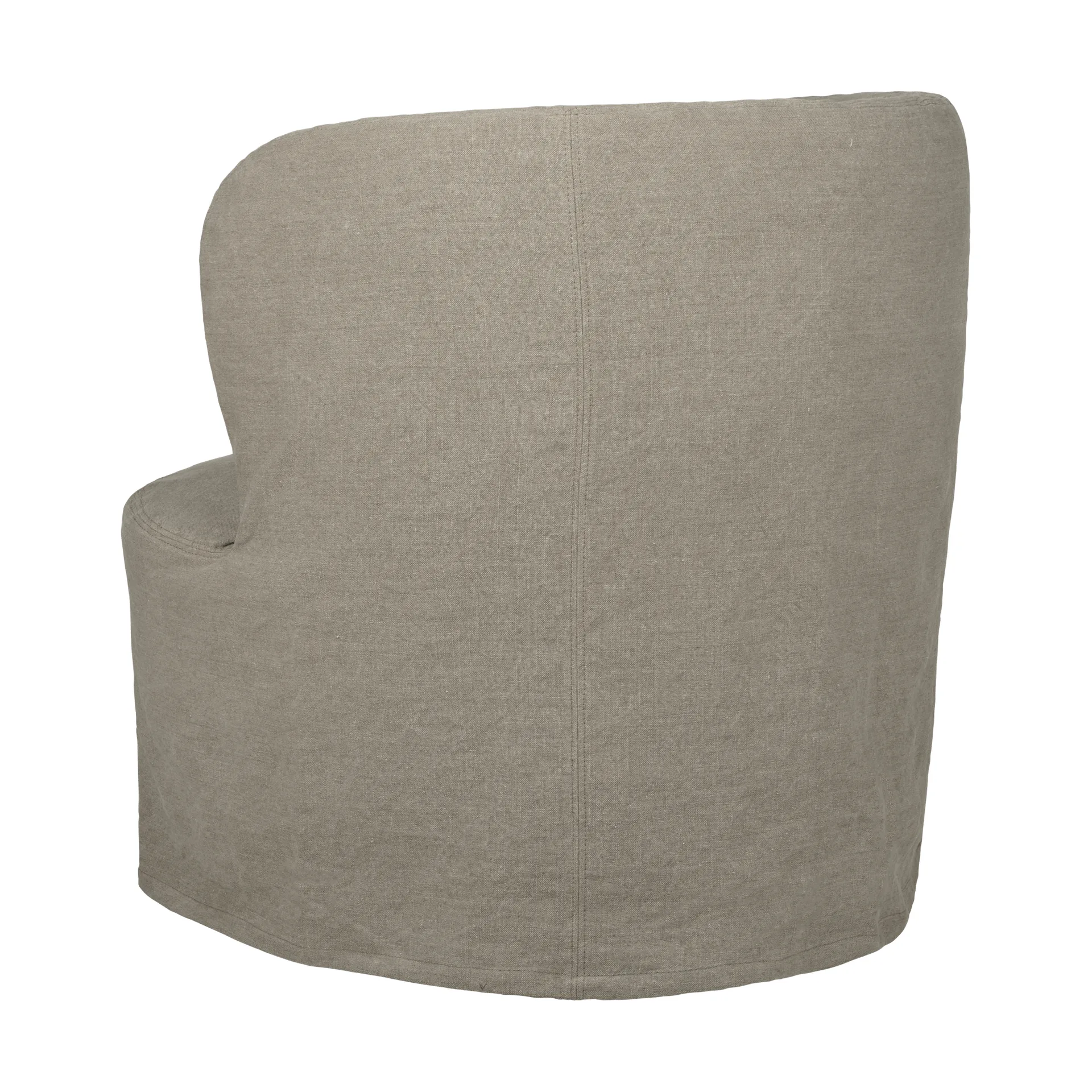 Stay Slipcover fotel lounge, Linen 0024, mały GUBI