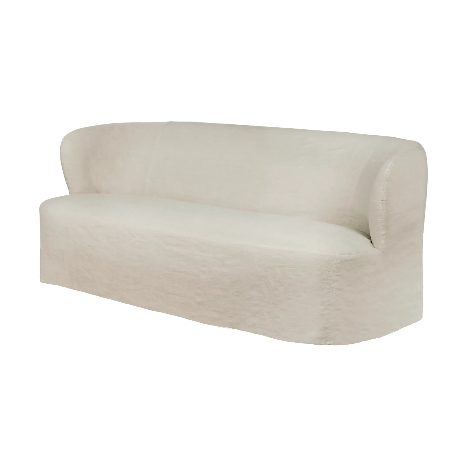 Stay Slipcover sofa, Linen 0023, 190x95 cm, 2,5-osobowa sofa GUBI