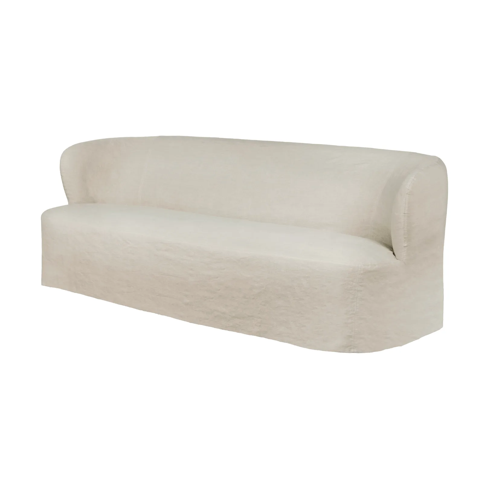 Stay Slipcover sofa, Linen 0023, 220x95 cm, 3-osobowa GUBI