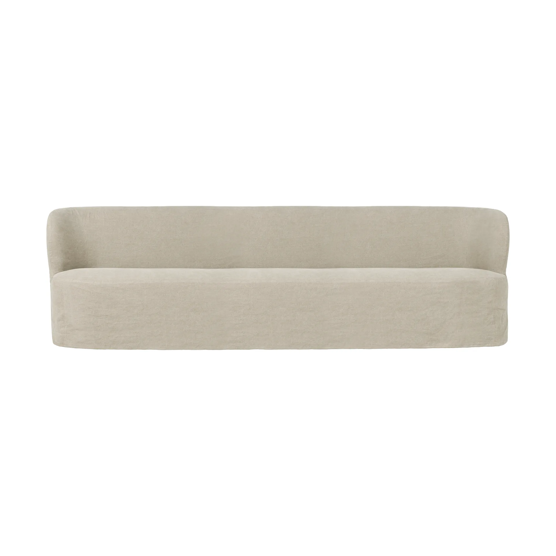 Stay Slipcover sofa, Linen 0023, 260x70 cm, 4-osobowa GUBI