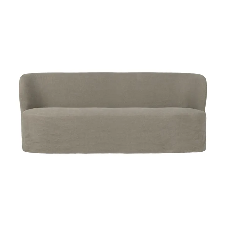 Stay Slipcover sofa - Linen 0024, 190x70 cm, 2,5-osobowa - GUBI