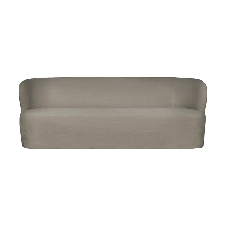 Stay Slipcover sofa - Linen 0024, 220x95 cm, 3-miejscowa - GUBI