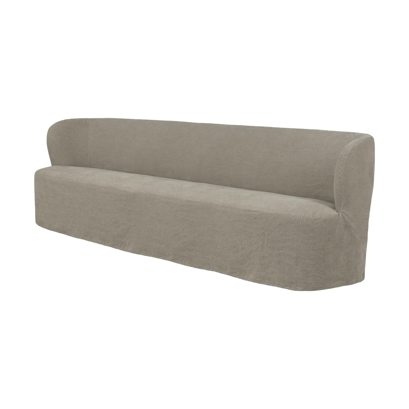 Stay Slipcover sofa, Linen 0024, 260x70 cm, 4-osobowa GUBI