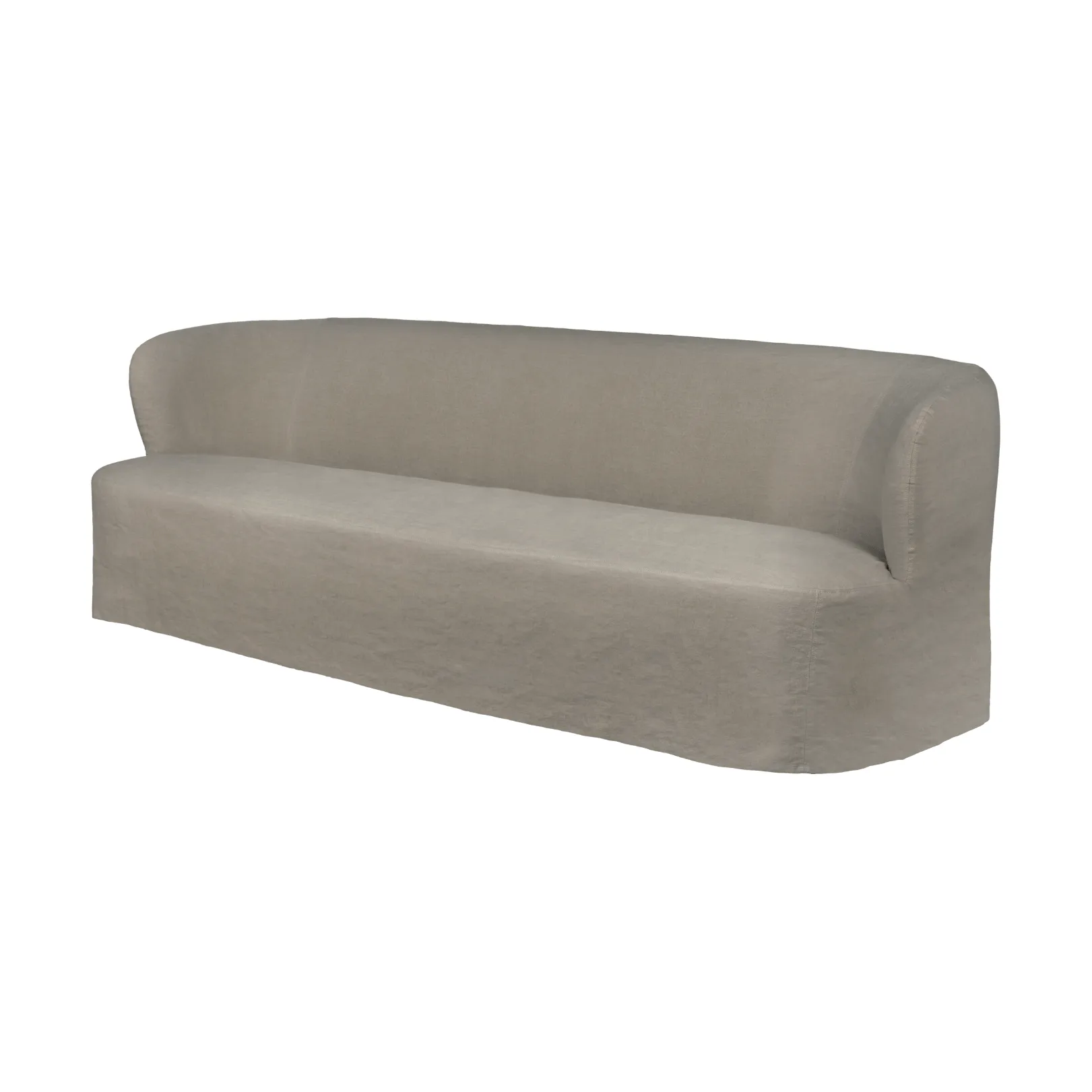 Stay Slipcover sofa, Linen 0024, 260x95 cm, 4-osobowa GUBI