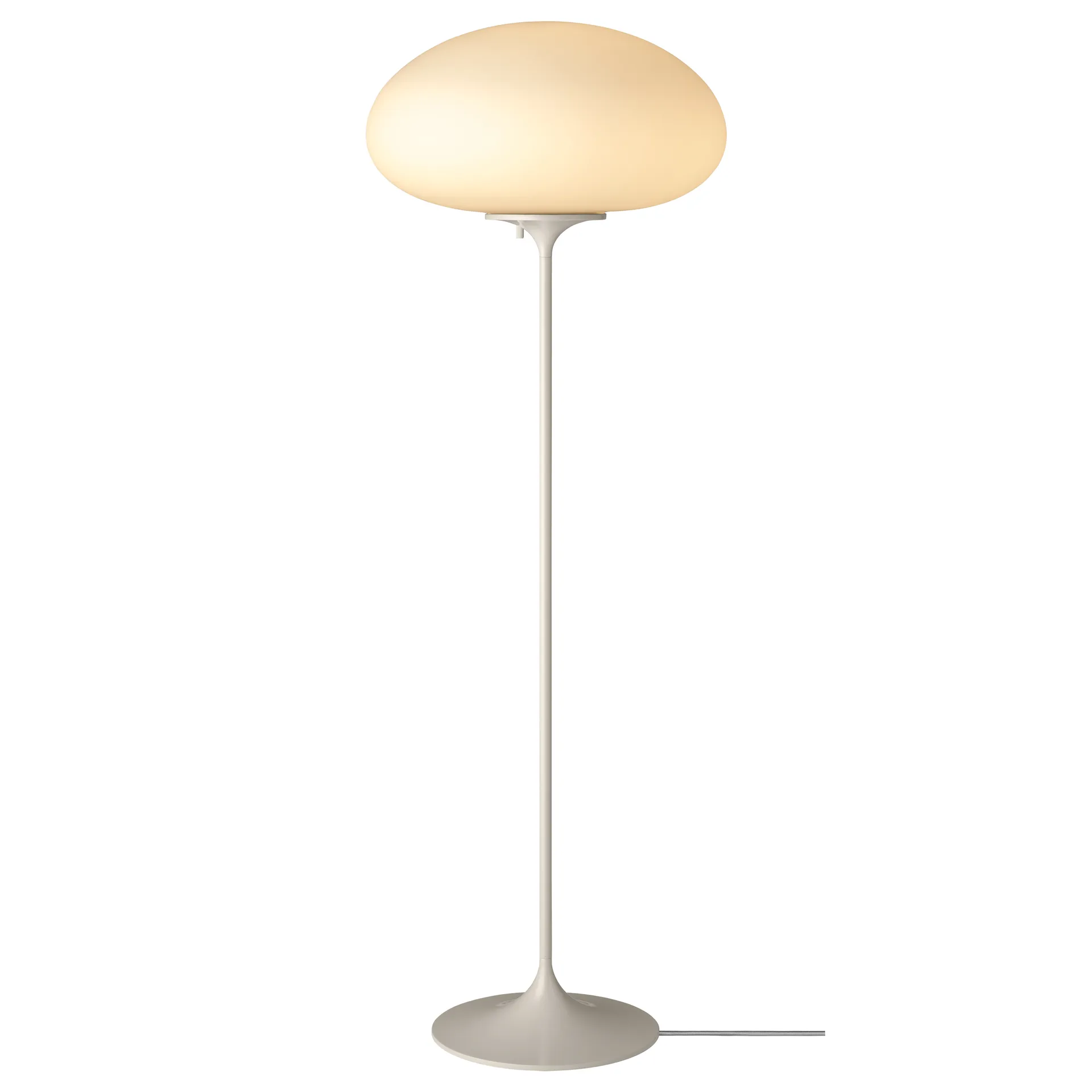 Stemlite lampa podłogowa 110 cm, Pebble Grey GUBI