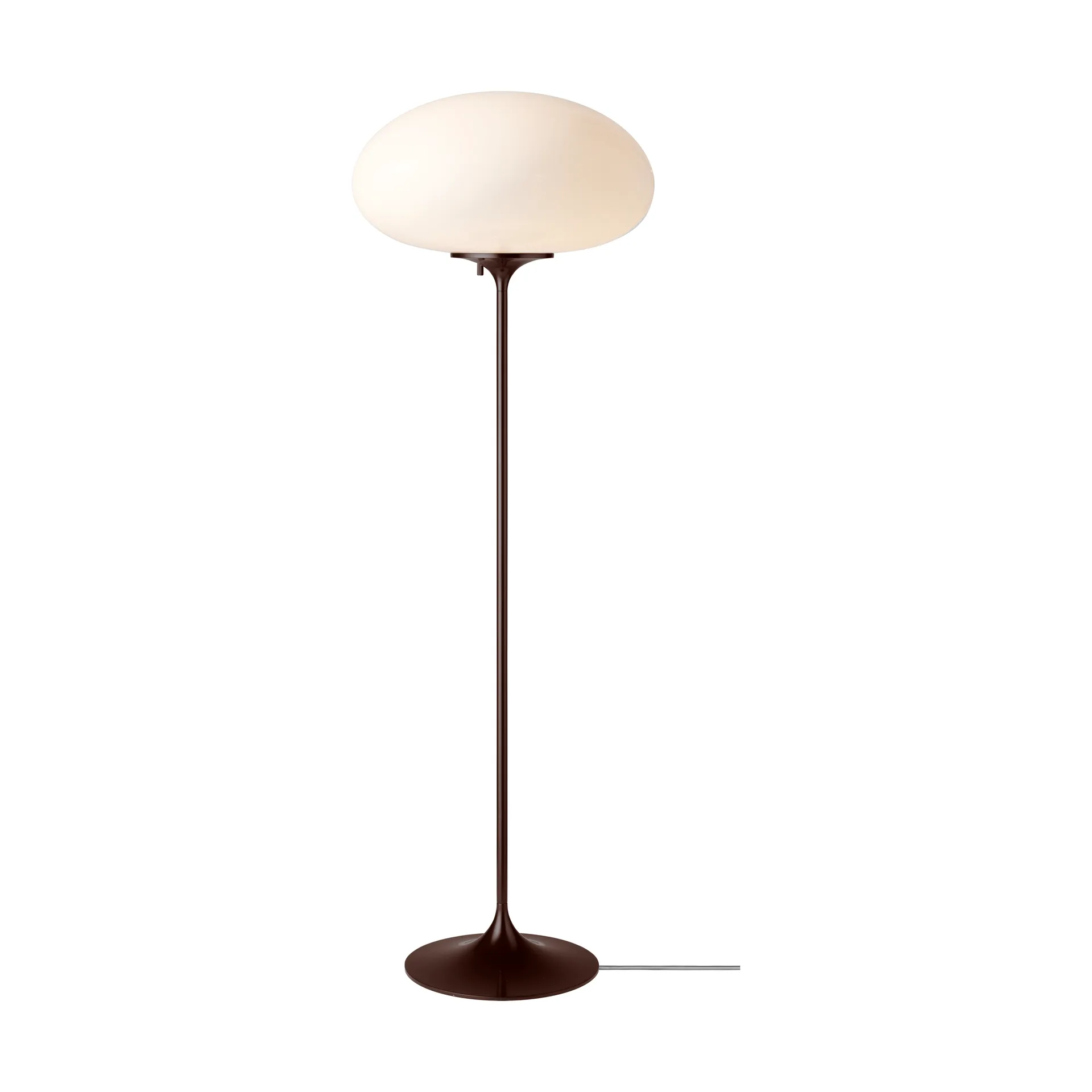 Stemlite lampa podłogowa, Black Red - szkło opalowe, 110 cm GUBI