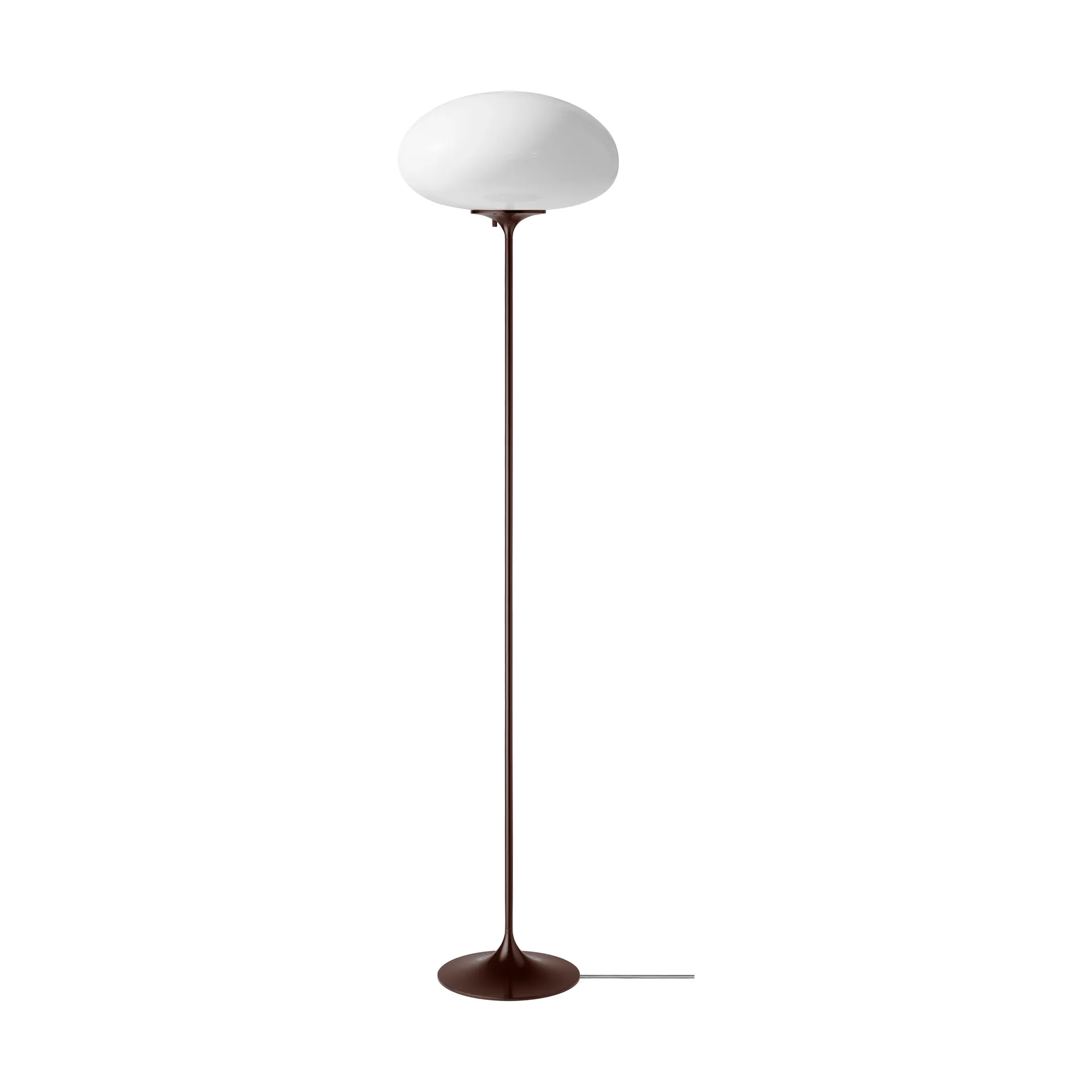 Stemlite lampa podłogowa, Black Red - szkło opalowe, 150 cm GUBI