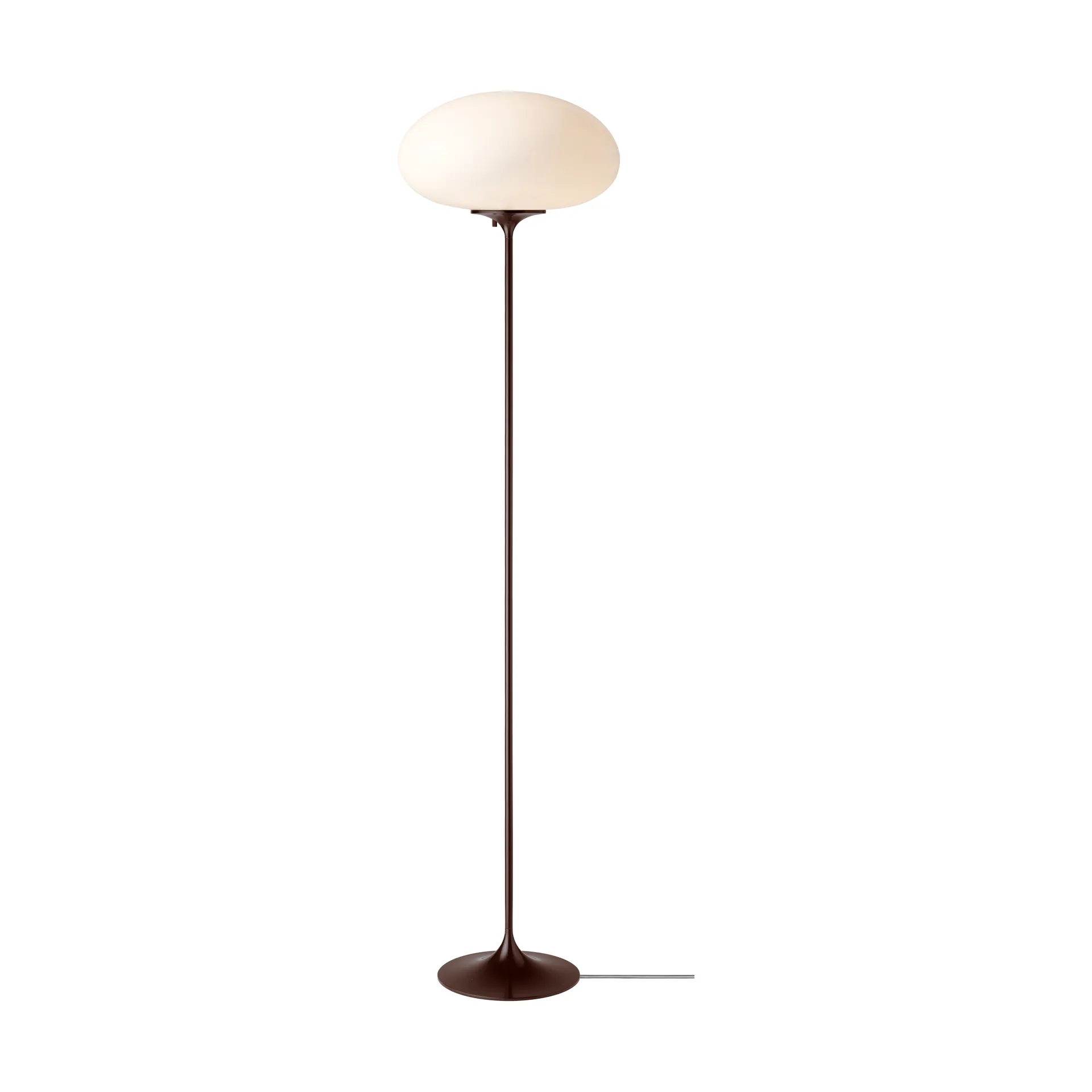 Stemlite lampa podłogowa, Black Red - szkło opalowe, 150 cm GUBI