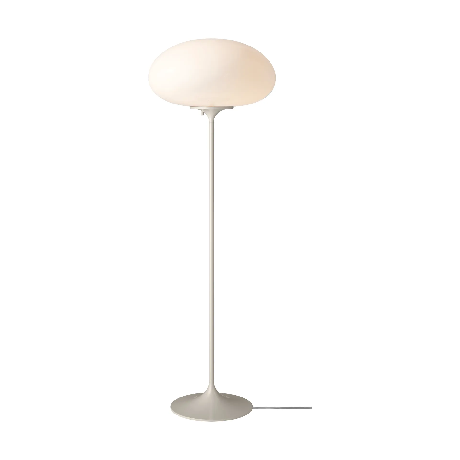 Stemlite lampa podłogowa, Pebble Grey - szkło opalowe, 110 cm GUBI