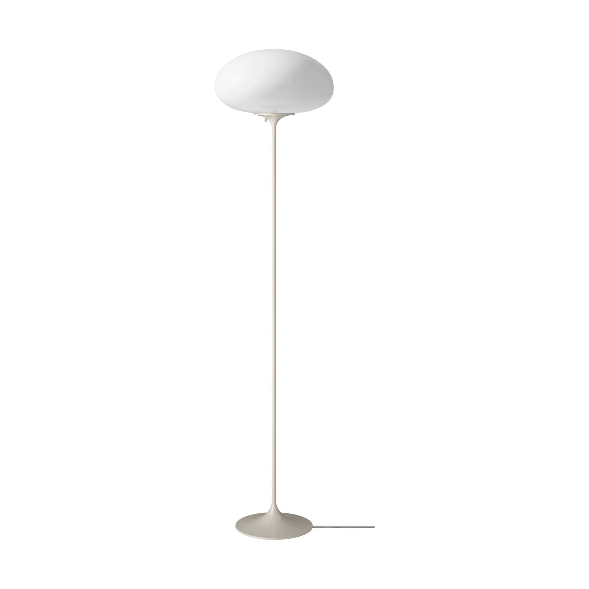 Stemlite lampa podłogowa, Pebble Grey - szkło opalowe, 150 cm GUBI