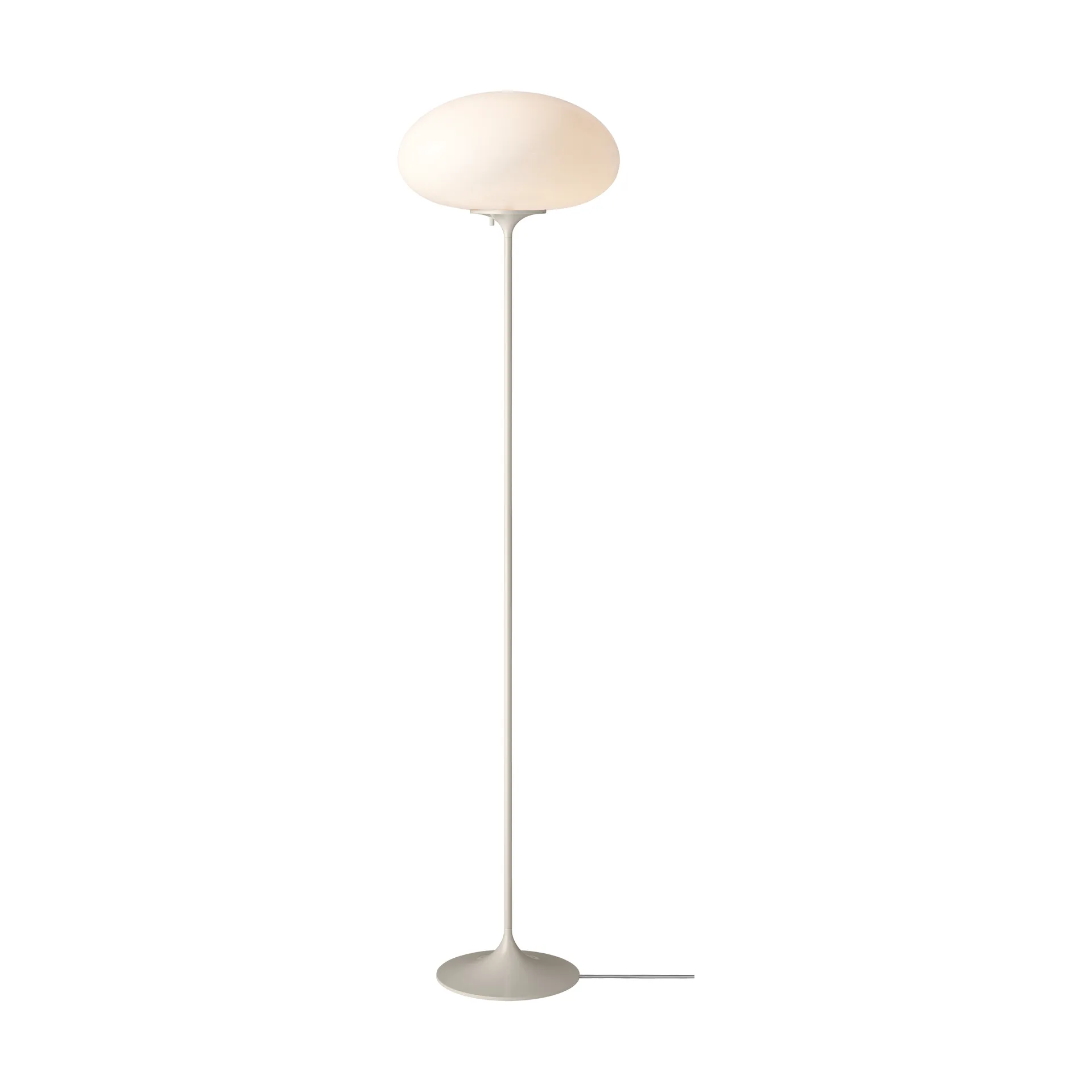 Stemlite lampa podłogowa, Pebble Grey - szkło opalowe, 150 cm GUBI