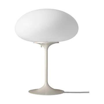 Stemlite lampa stołowa - Pebble Grey - szkło opalowe, 42 cm - GUBI