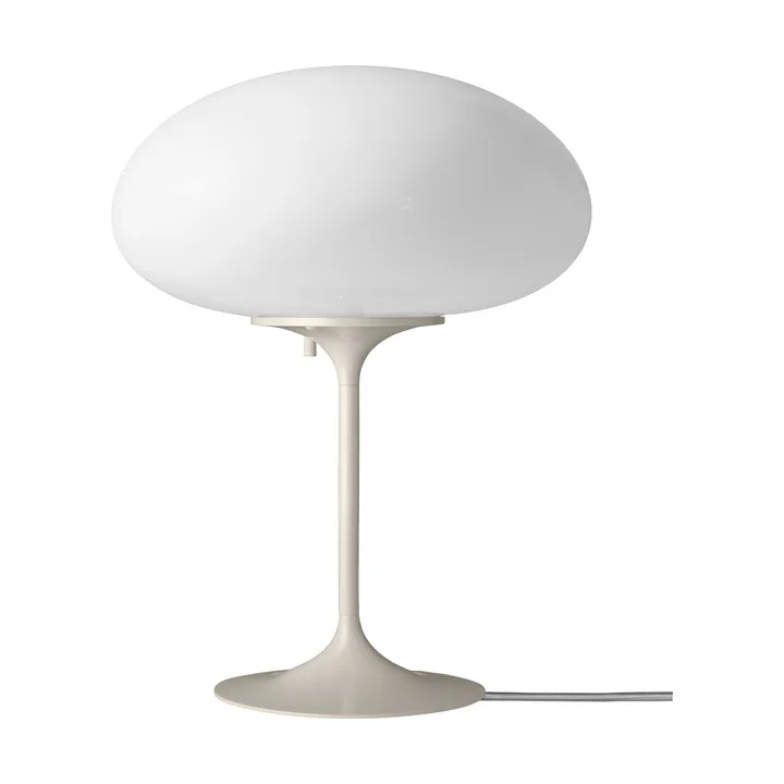 Stemlite lampa stołowa - Pebble Grey - szkło opalowe, 42 cm - GUBI