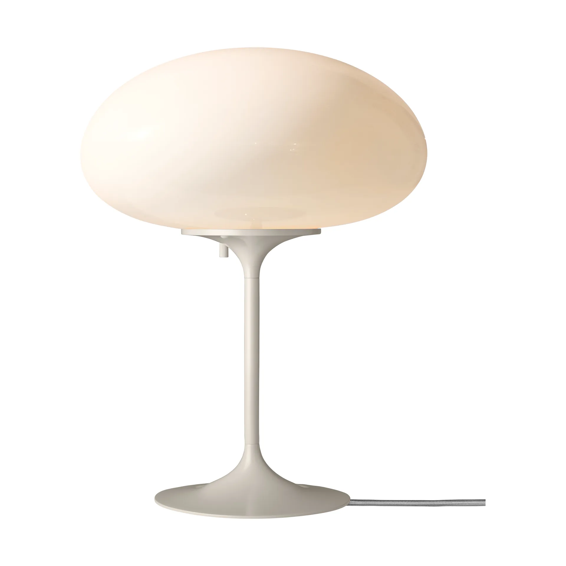 Stemlite lampa stołowa, Pebble Grey - szkło opalowe, 42 cm GUBI