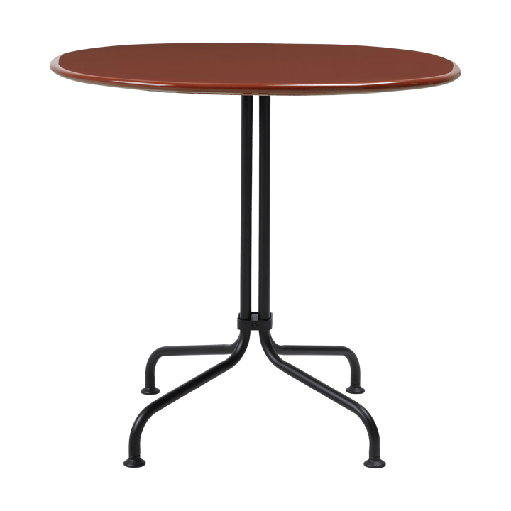 Stół Carmel Bistro 75x75 cm - Rock red-black semi matt - GUBI