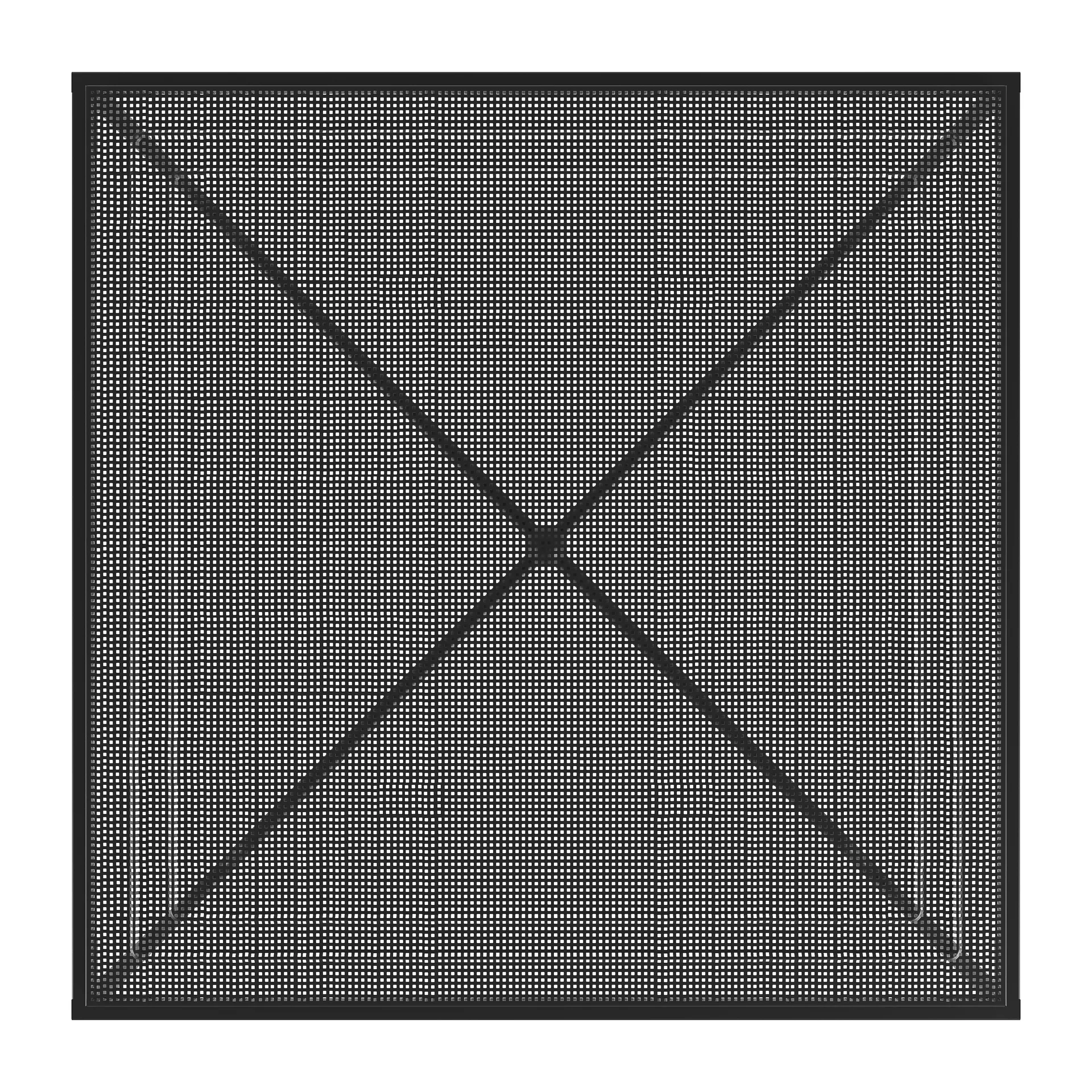 Stół Tropique 90x90x75 cm, Classic black GUBI