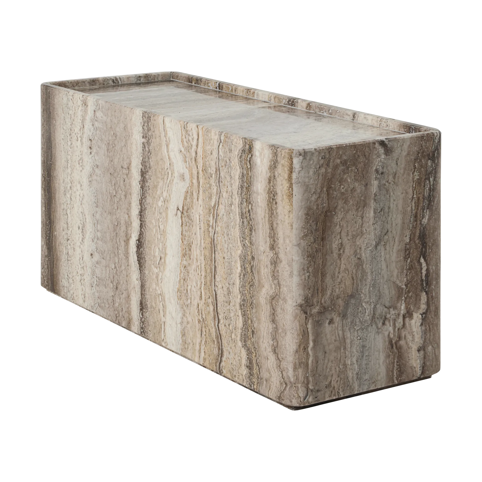 Stolik boczny Pietra 30x80x40 cm, Lively sepia GUBI