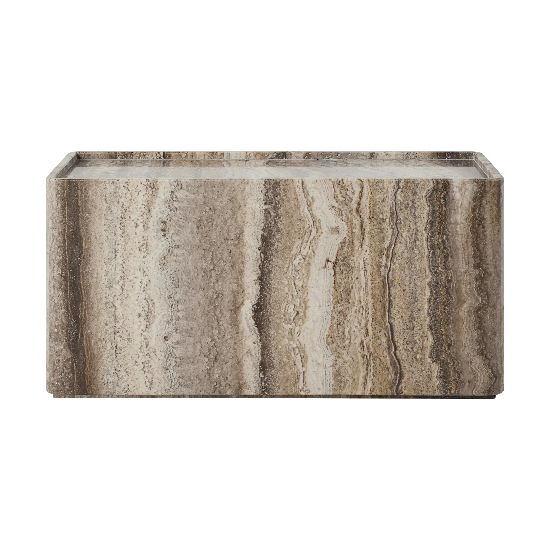 Stolik boczny Pietra 30x80x40 cm, Lively sepia GUBI