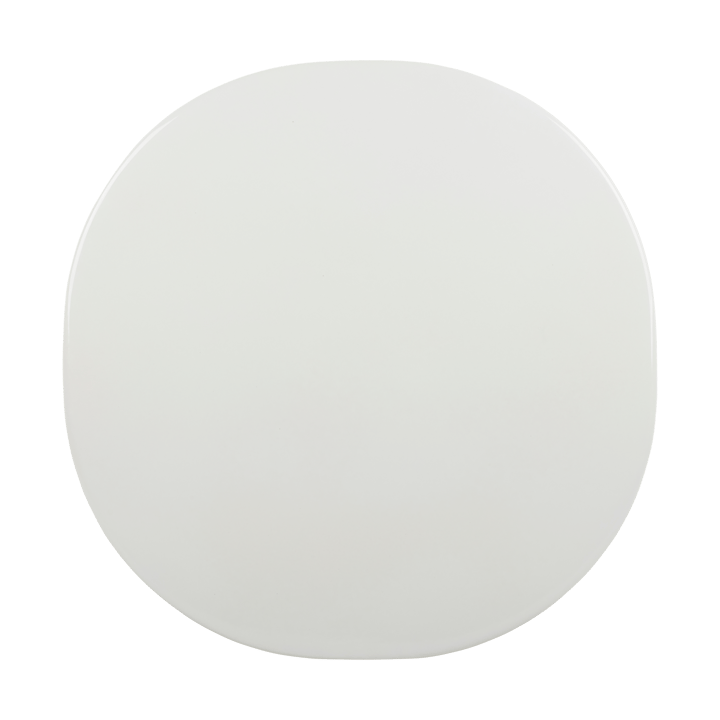 Stolik kawowy Carmel Bistro 75x75 cm, Clam white-black semi matt GUBI