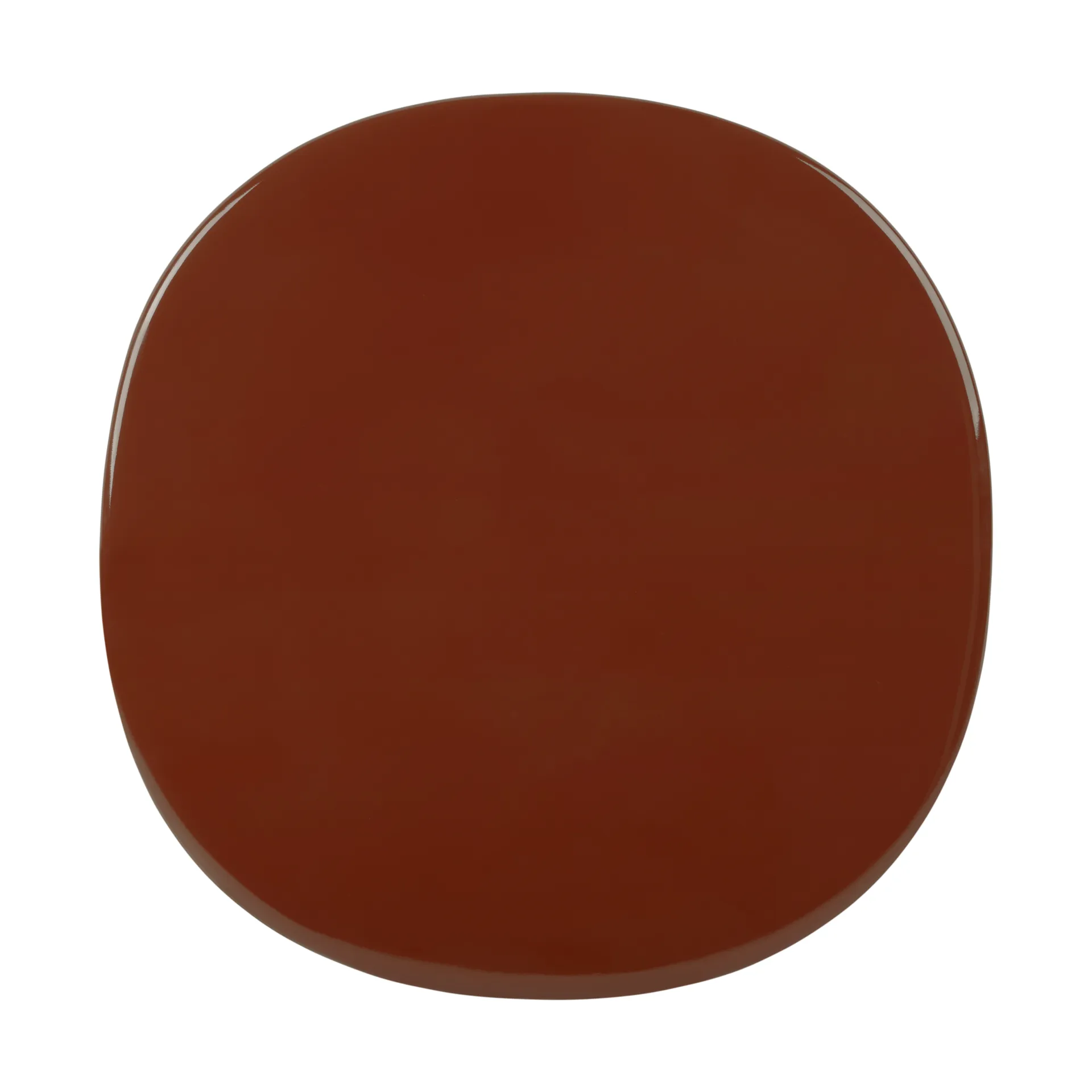 Stolik kawowy Carmel Bistro 75x75 cm, Rock red-black semi matt GUBI