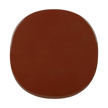 Stolik kawowy Carmel Bistro 75x75 cm - Rock red-black semi matt - GUBI