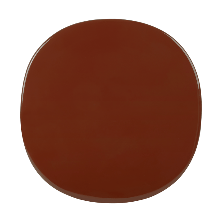 Stolik kawowy Carmel Bistro 75x75 cm, Rock red-black semi matt GUBI