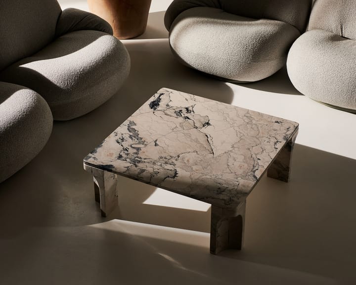 Stolik kawowy Doric 80x80 cm, Electric grey GUBI