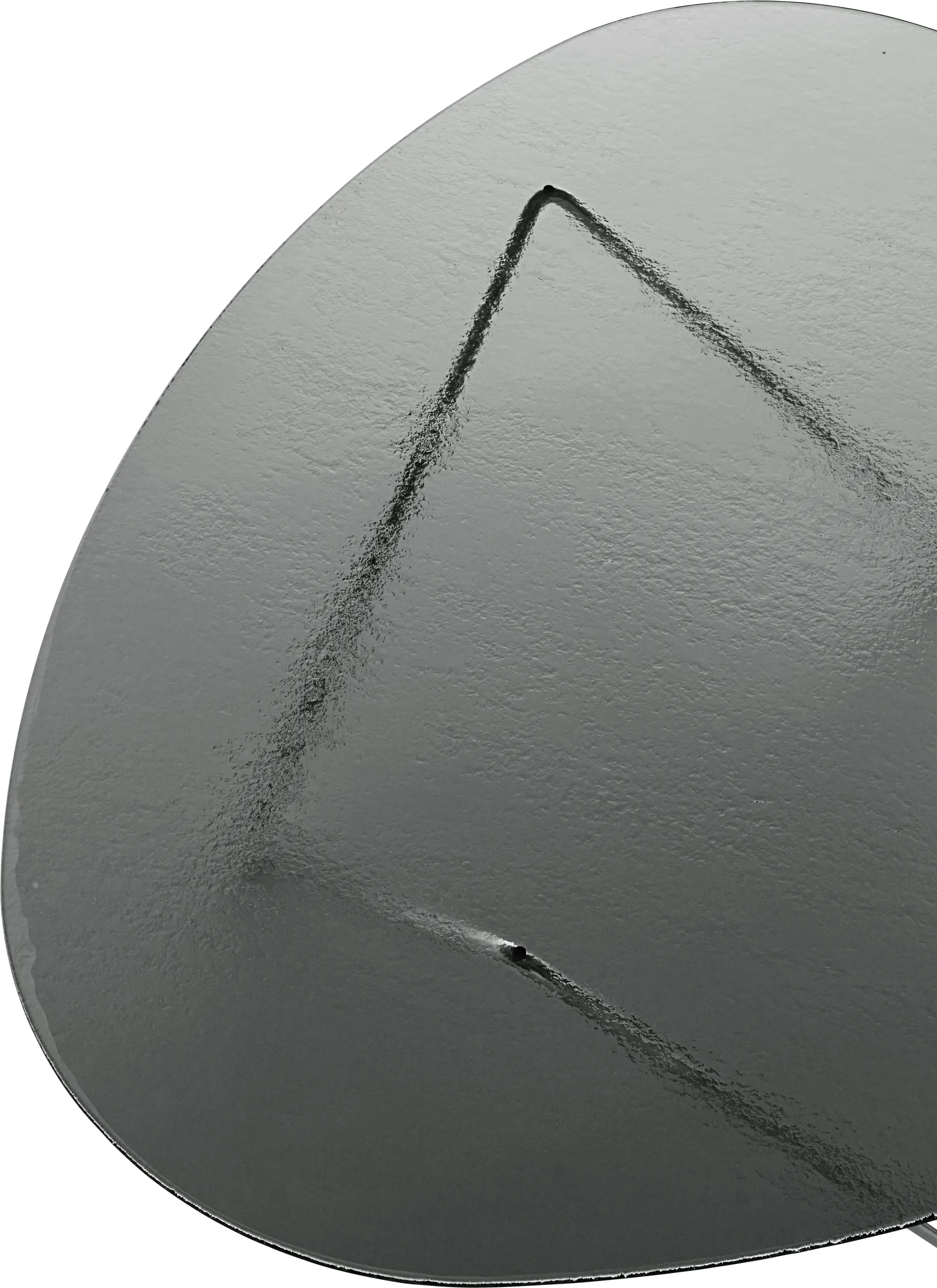 Stolik kawowy Pedrera, Chrom-strukturglas smoke GUBI