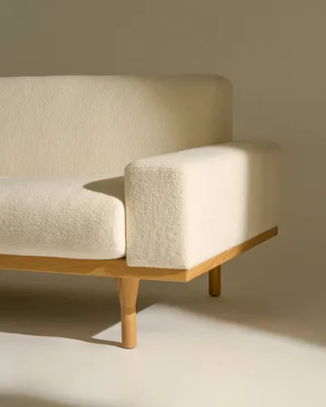 SW50 sofa - Harp 24 Ivory-olejowany dąb, 4-osobowa - GUBI