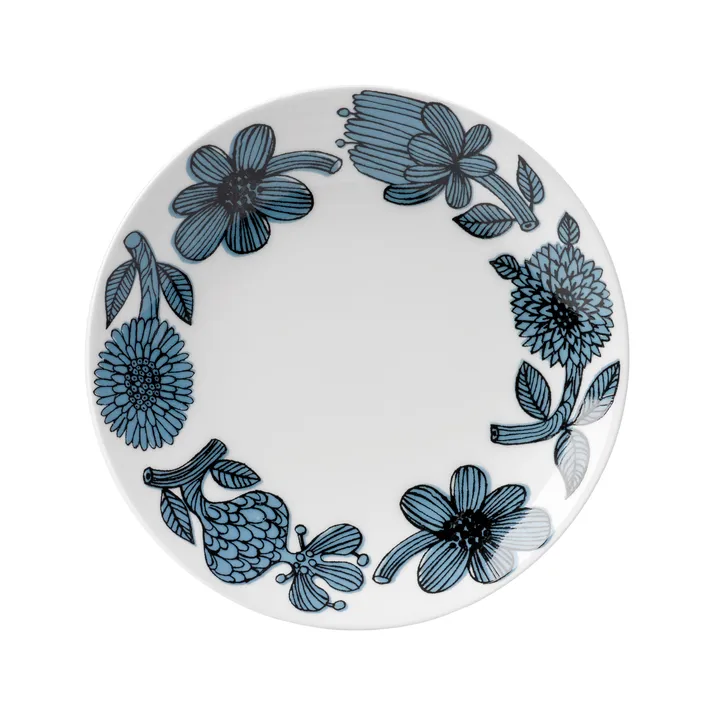 Płyta Blue Aster - Ø 18 cm - Gustafsbergs Porslinsfabrik