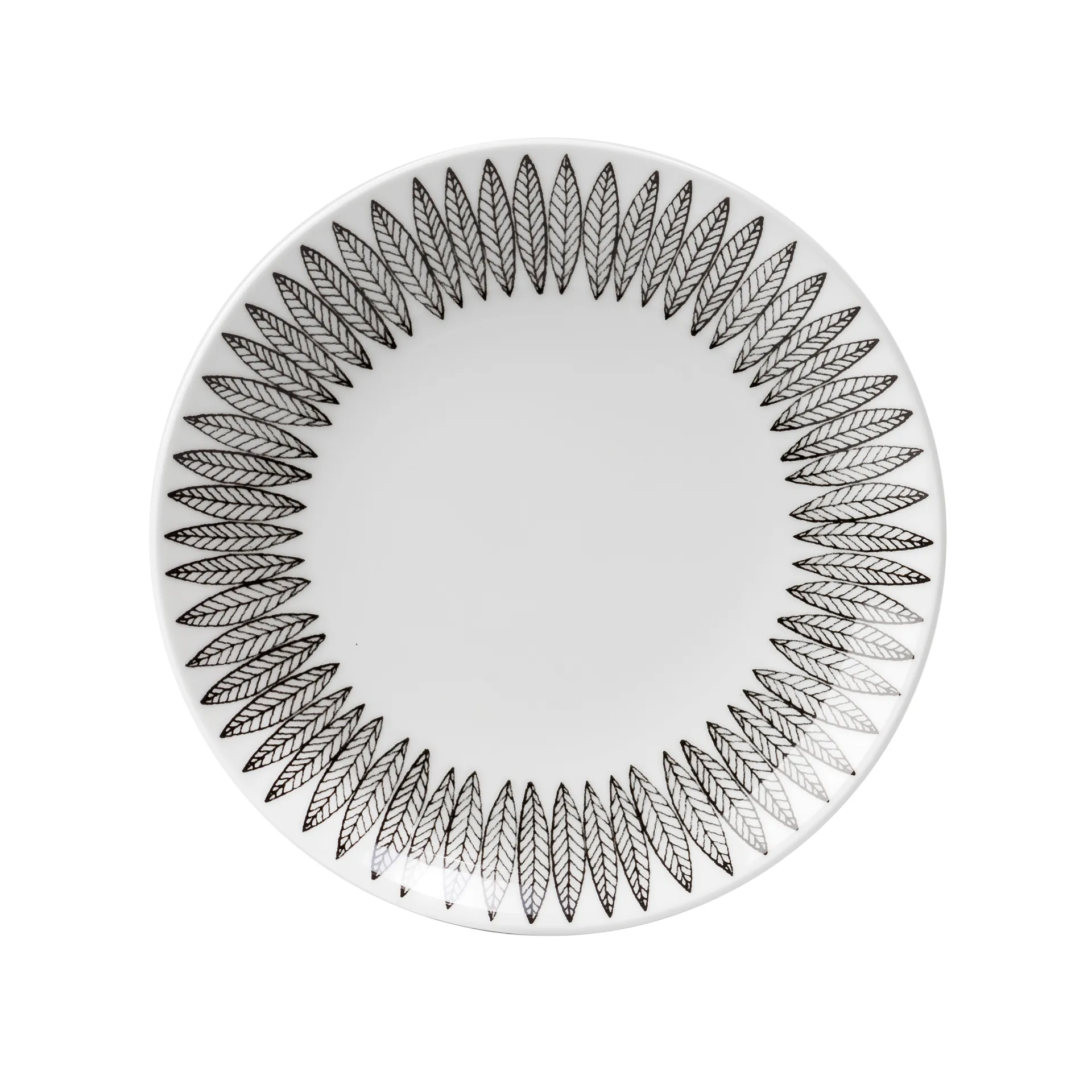 Svart Salix talerz, Ø 18 cm Gustafsbergs Porslinsfabrik