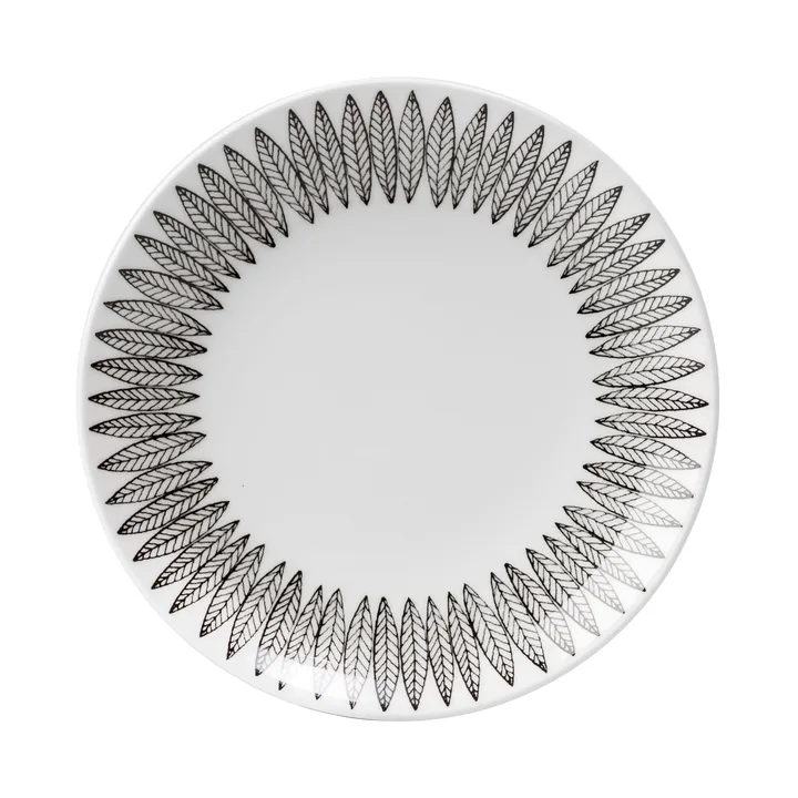 Svart Salix talerz - Ø 22 cm - Gustafsbergs Porslinsfabrik