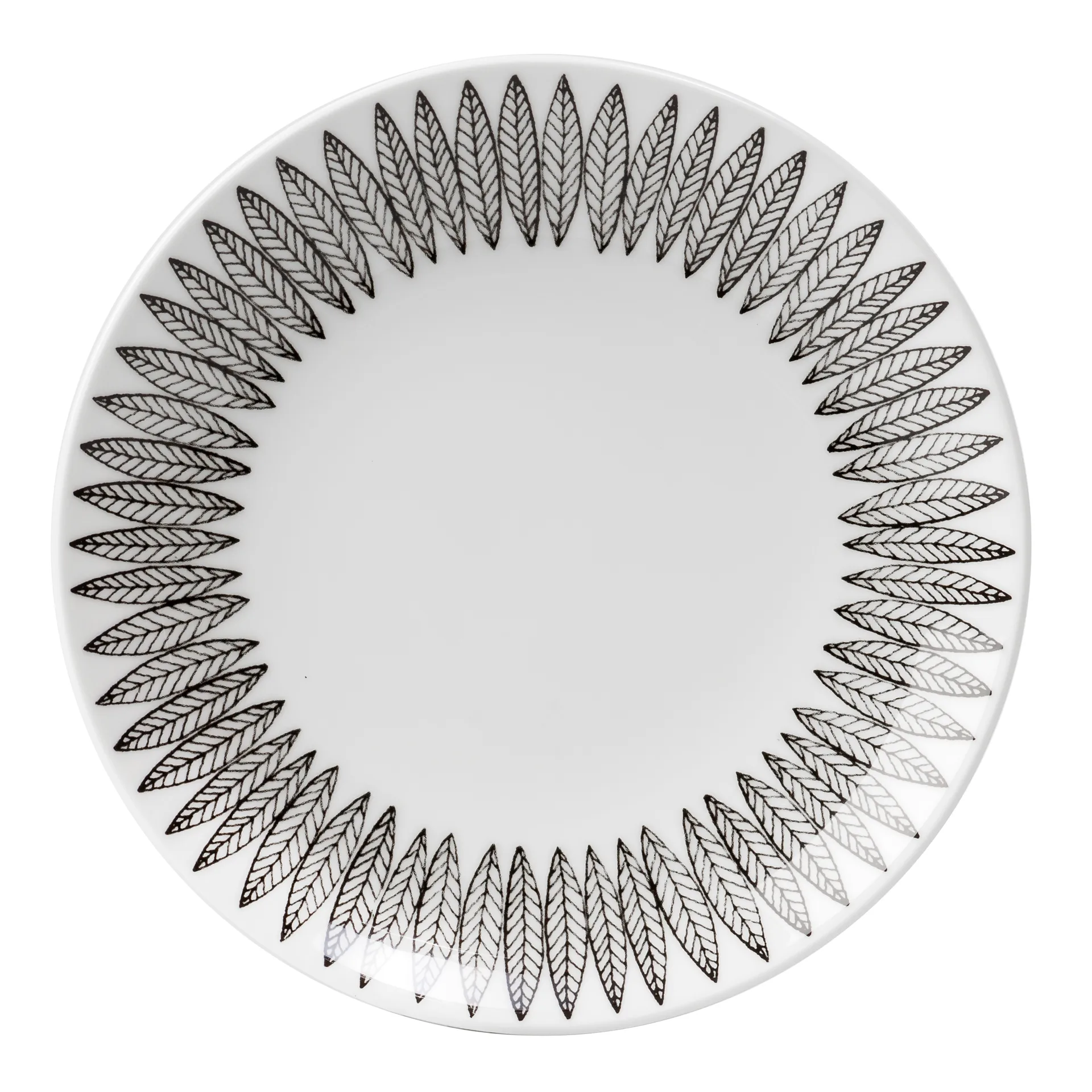 Svart Salix talerz, Ø 28 cm Gustafsbergs Porslinsfabrik