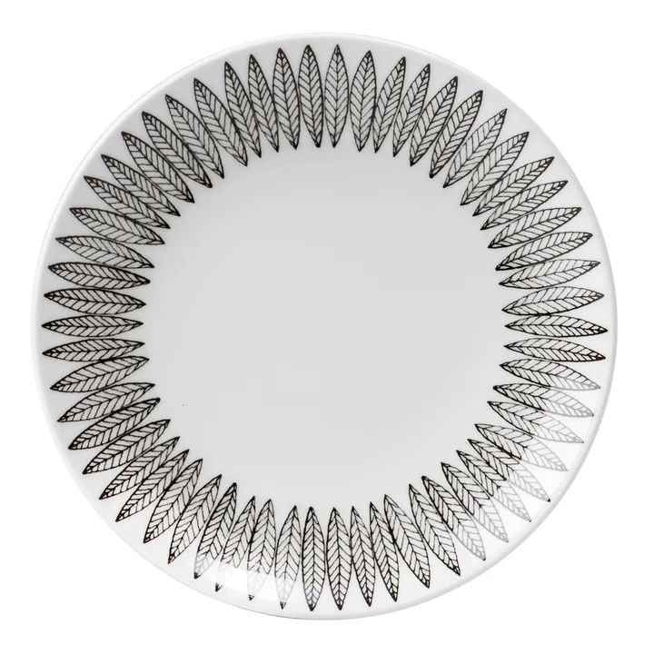 Svart Salix talerz - Ø 28 cm - Gustafsbergs Porslinsfabrik