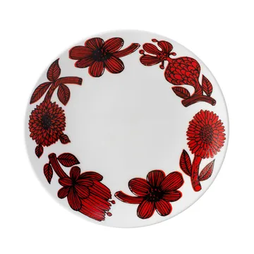 Talerz Röd Aster - Ø 18 cm - Gustafsbergs Porslinsfabrik