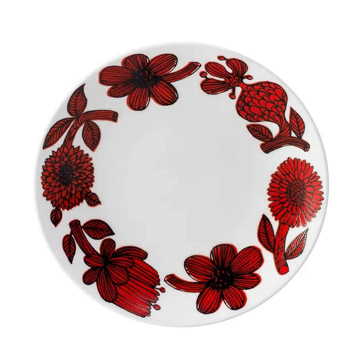 Talerz Röd Aster - Ø 18 cm - Gustafsbergs Porslinsfabrik