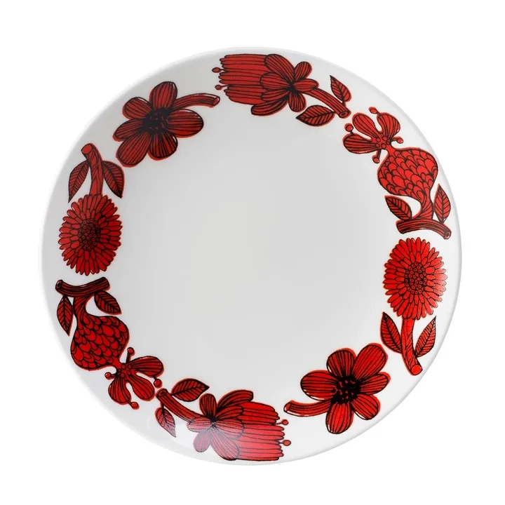Talerz Röd Aster - Ø 22 cm - Gustafsbergs Porslinsfabrik