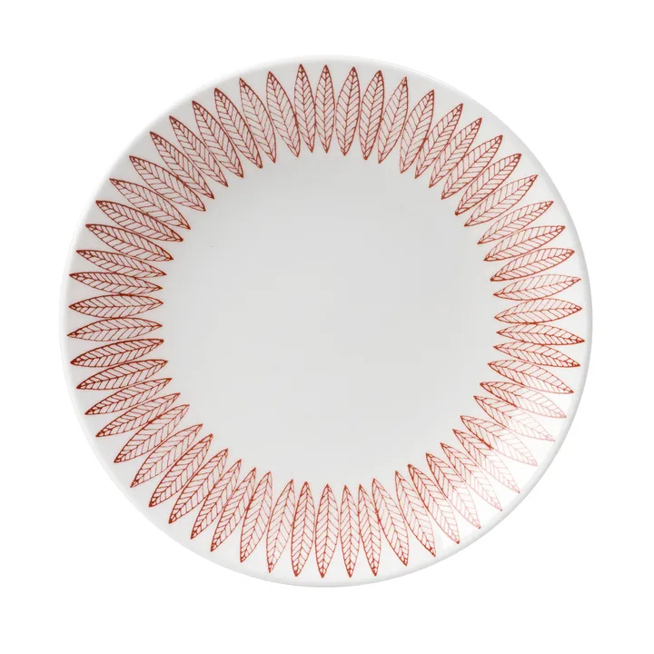 Talerz Röd Salix - Ø 22 cm - Gustafsbergs Porslinsfabrik
