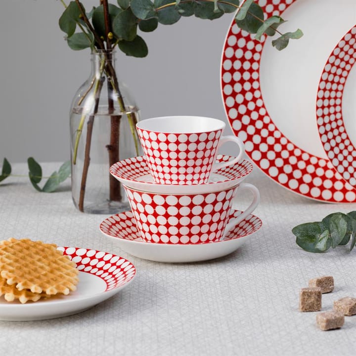 Eva do herbaty, filiżanka ze spodkiem Gustavsbergs Porslinsfabrik