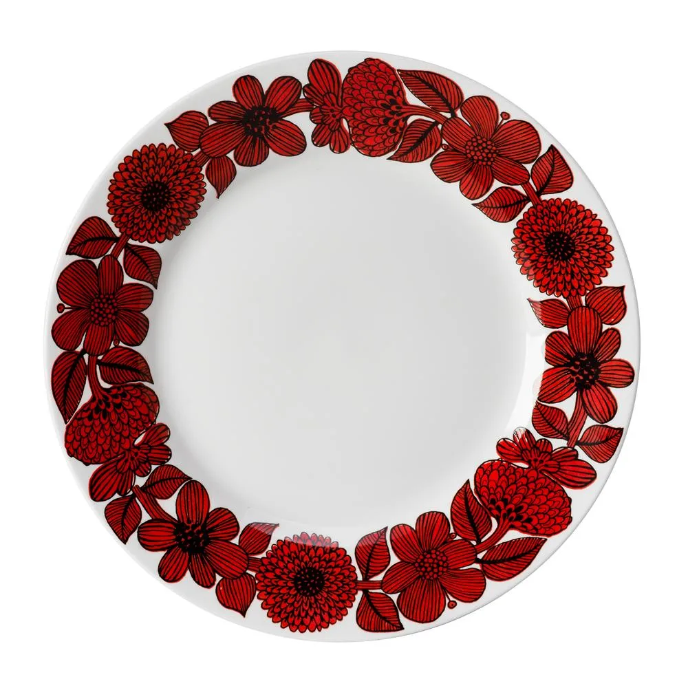 Talerz Röd Aster, Ø 28 cm Gustavsbergs Porslinsfabrik